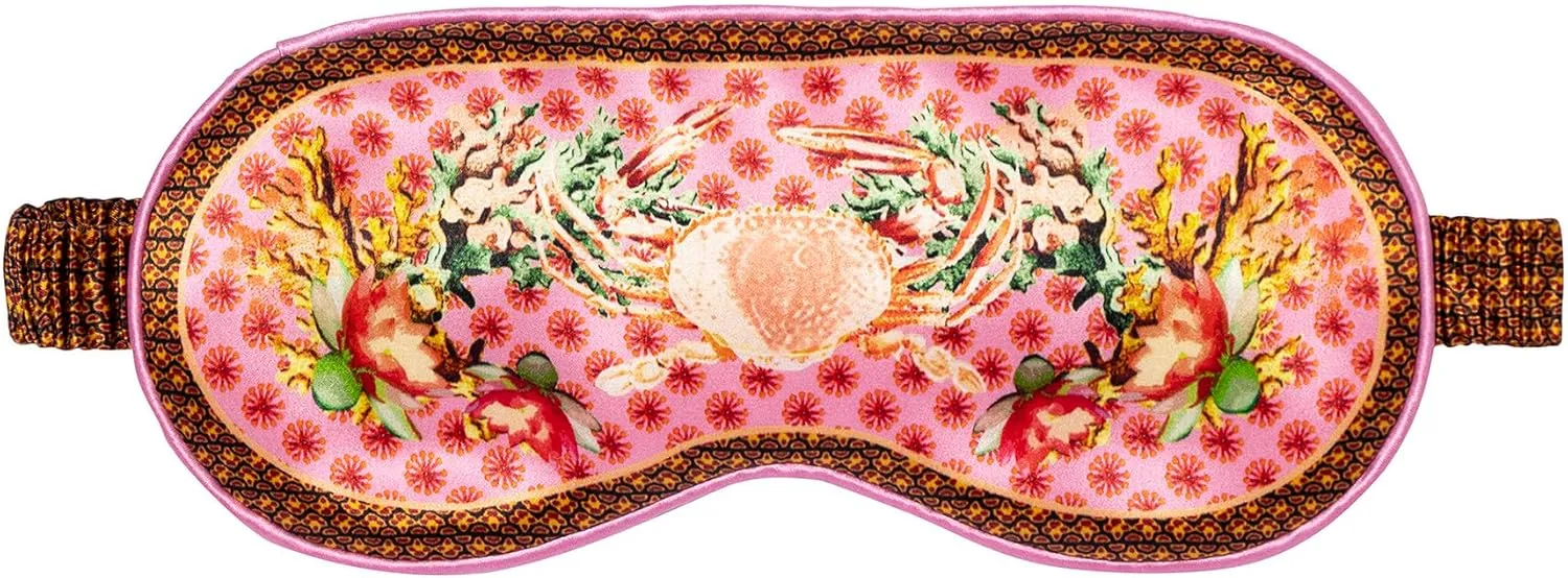 slip Pure Silk Sleep Mask - 100% Pure 22 Momme Mulberry Silk Eye Mask - Comfortable Sleeping Mask with Elastic Band   Pure Silk Filler and Internal Liner, Zodiac Collection: Cancer