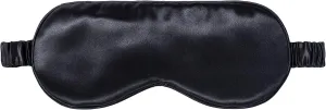 slip Pure Silk Sleep Mask - Black | 100% Mulberry Silk, Ultra Soft & Comfortable, Blocks Light for Restful Sleep | Adjustable Strap for Perfect Fit, Gentle on Skin & Hair | Ideal Travel Accessory