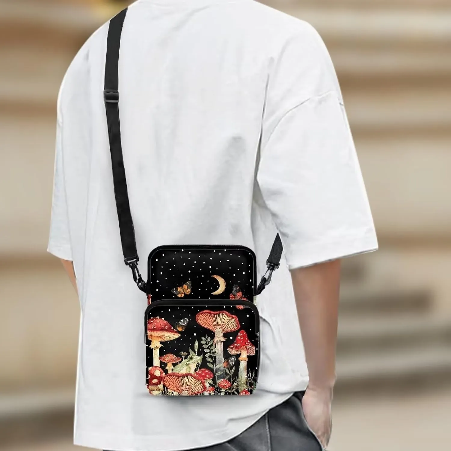 Small Crossbody Bags for Women Men Small Messenger Bag Purses Fanny Pack Wallet Bag Coin Purse Backpack Handbag