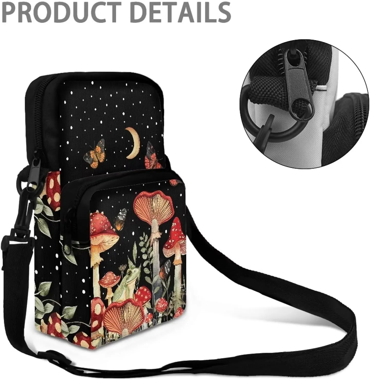 Small Crossbody Bags for Women Men Small Messenger Bag Purses Fanny Pack Wallet Bag Coin Purse Backpack Handbag