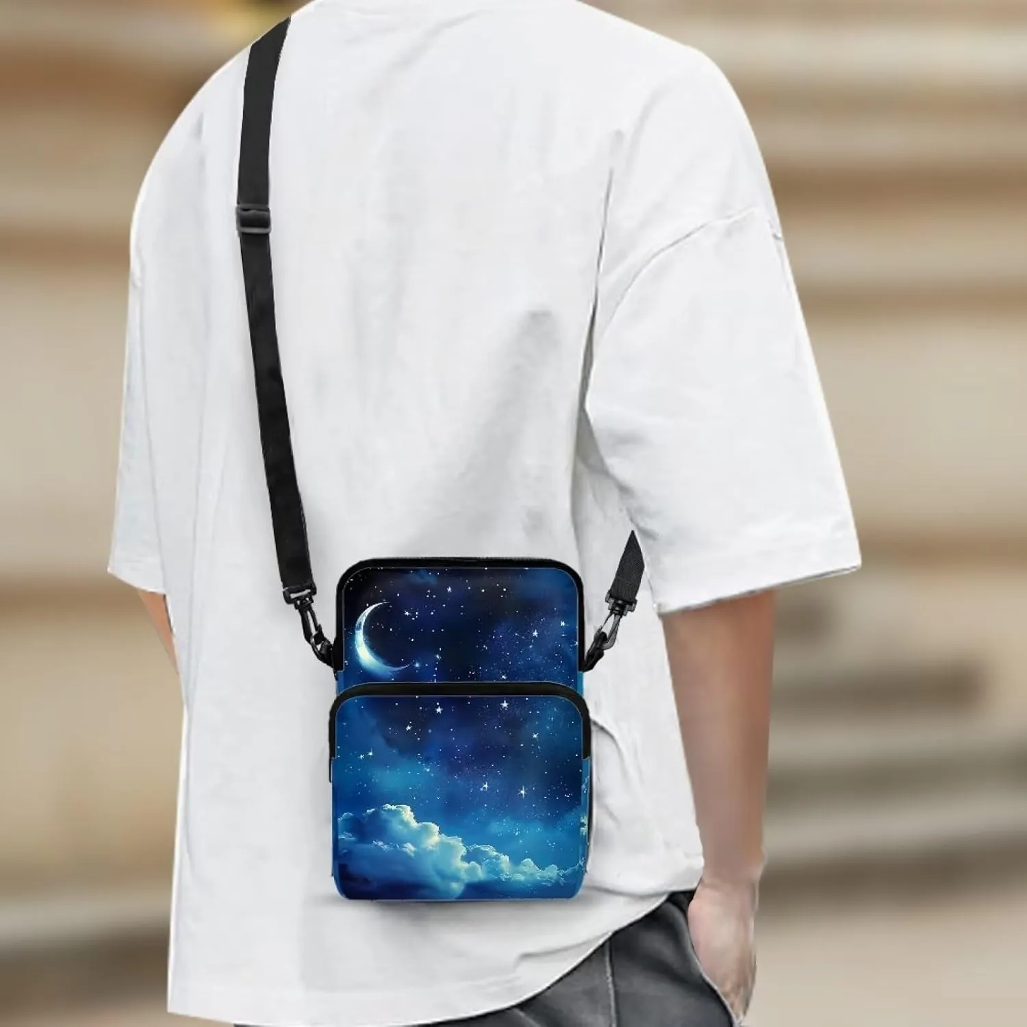 Small Crossbody Bags for Women Men Small Messenger Bag Purses Fanny Pack Wallet Bag Coin Purse Backpack Handbags