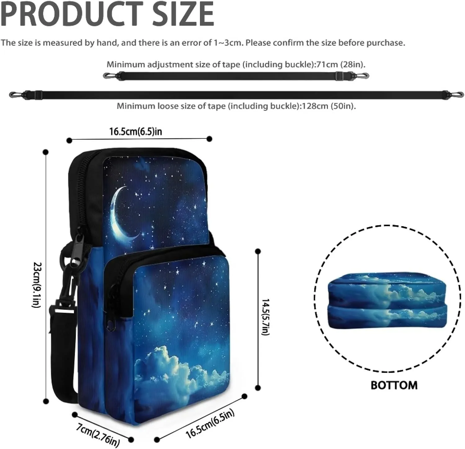 Small Crossbody Bags for Women Men Small Messenger Bag Purses Fanny Pack Wallet Bag Coin Purse Backpack Handbags