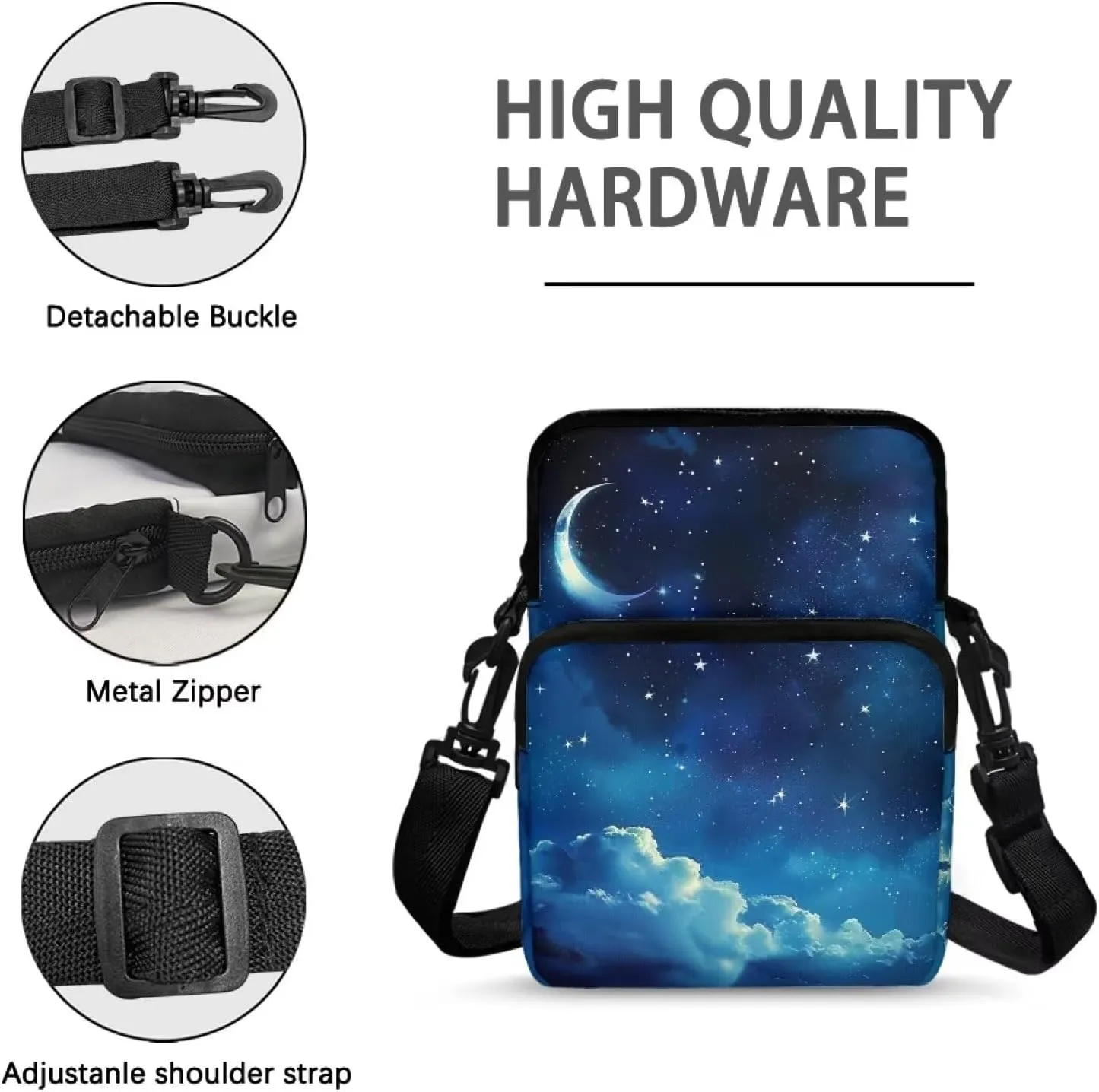 Small Crossbody Bags for Women Men Small Messenger Bag Purses Fanny Pack Wallet Bag Coin Purse Backpack Handbags