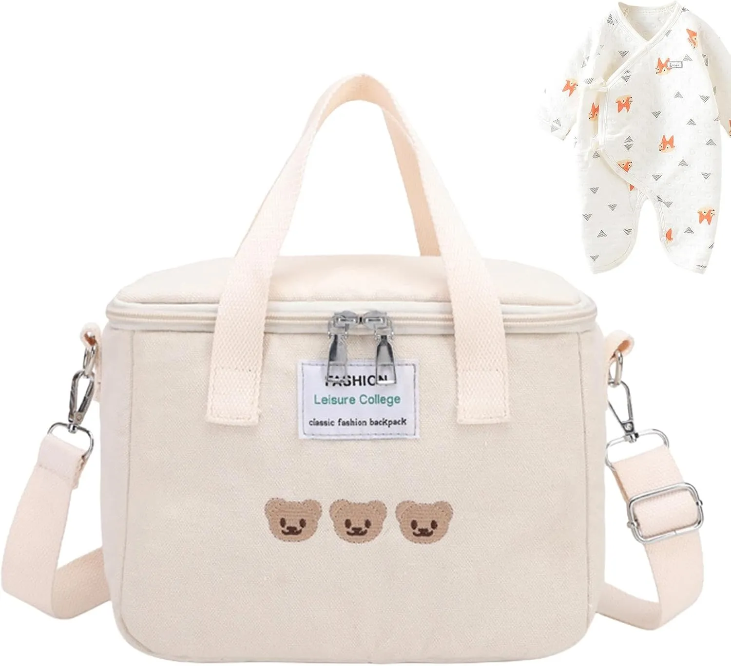 Small Diaper Bag - Travel Diaper Tote, Cute Nappy Organizer | Large Capacity Shoulder Diaper Pouch, Multifunctional Changing