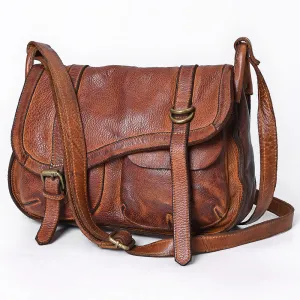 Spaghetti Western Crossbody Genuine Leather Women Bag Western Handbag Purse