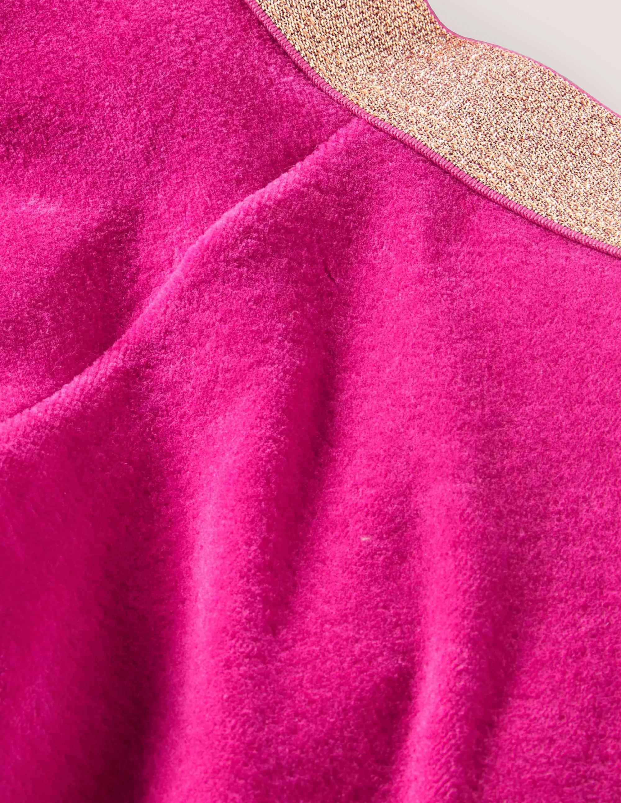 Sparkle Waist Velvet Leggings-Pink Yarrow