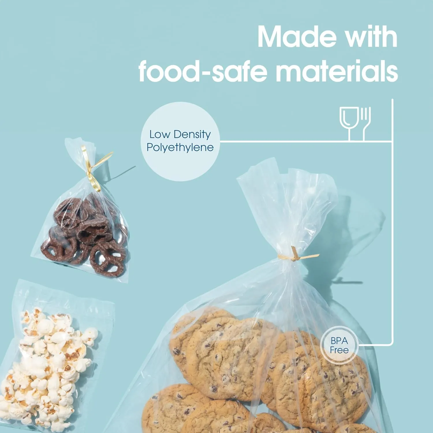 Spartan Industrial - 6” X 24” (100 Count) 2 Mil Heavy Duty Flat Open End Clear Plastic Poly Bags - For Wigs, Popcorn, Posters and More (Bags DO NOT Have Seal & DO NOT Have Prints)