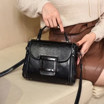 Spring Luxury Women Spring promotion Leather Automation-ready Messenger Handbag Shoulder Bags Crossbody Designer Small 2019 Real Vintage Woman Tote Genuine Bag