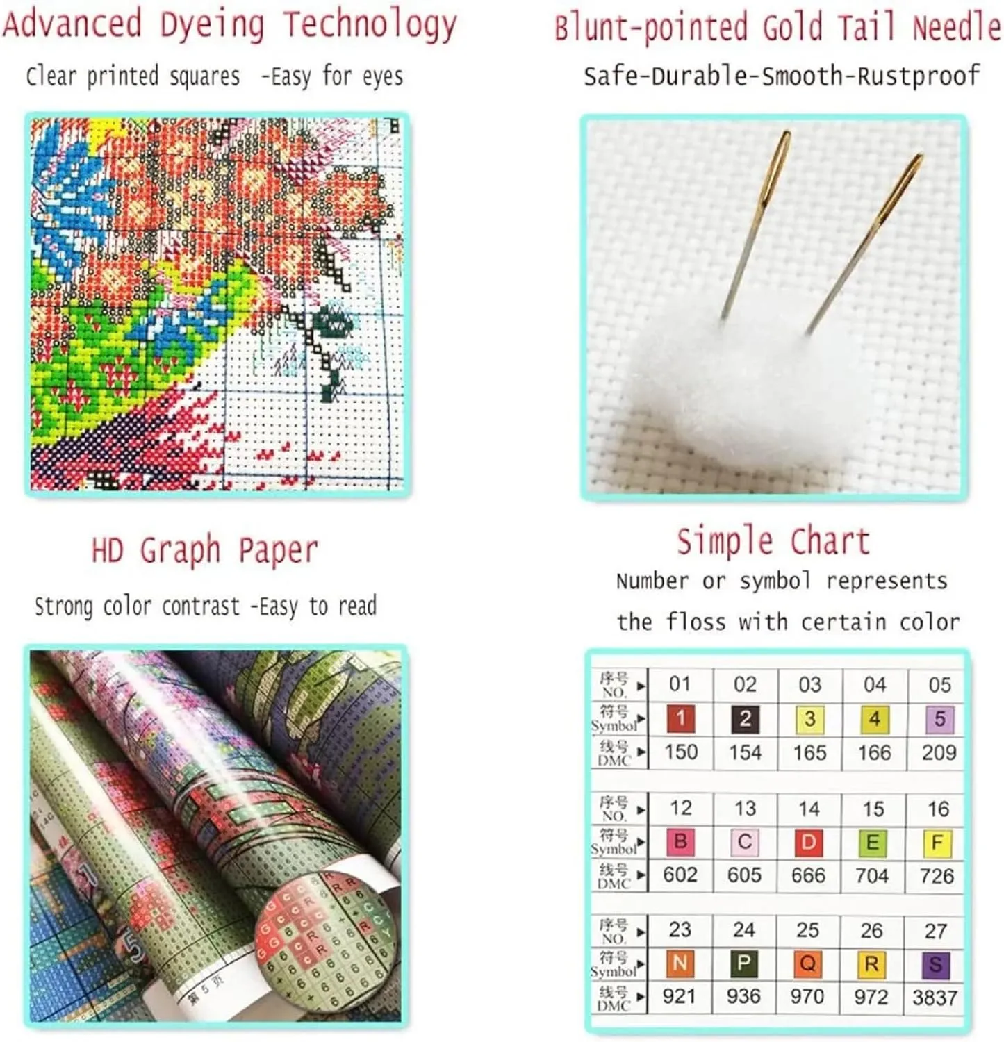 Stamped Cross Stitch Kits - Beach Night Landscape Counted Cross Stitch Kits for Beginners Adults Needlepoint Cross-Stitch Patterns-Night View by The River 16x20 inchs