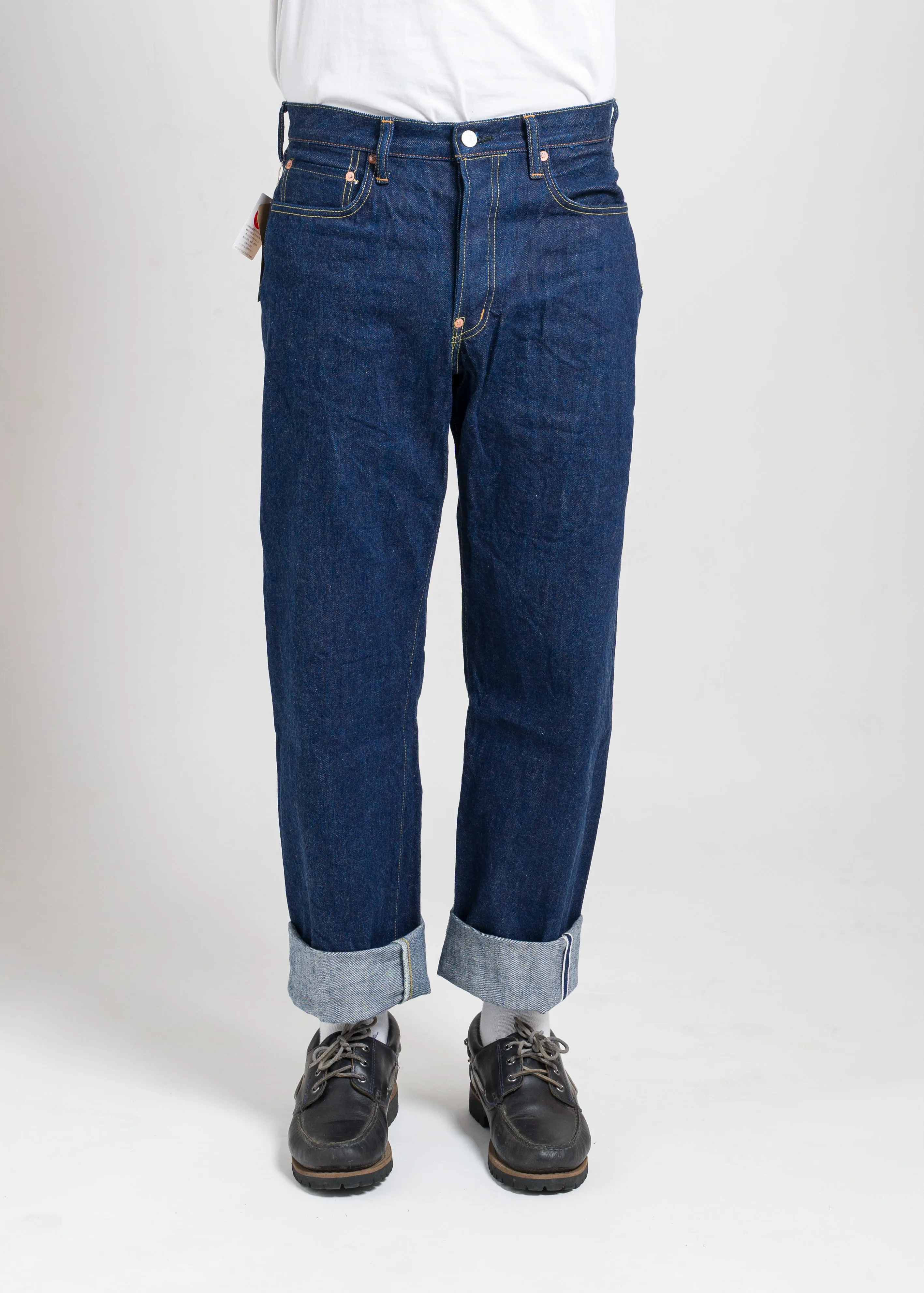 STUDIO D'ARTISAN "SD-DO1" 15OZ NATURAL INDIGO DENIM JEANS