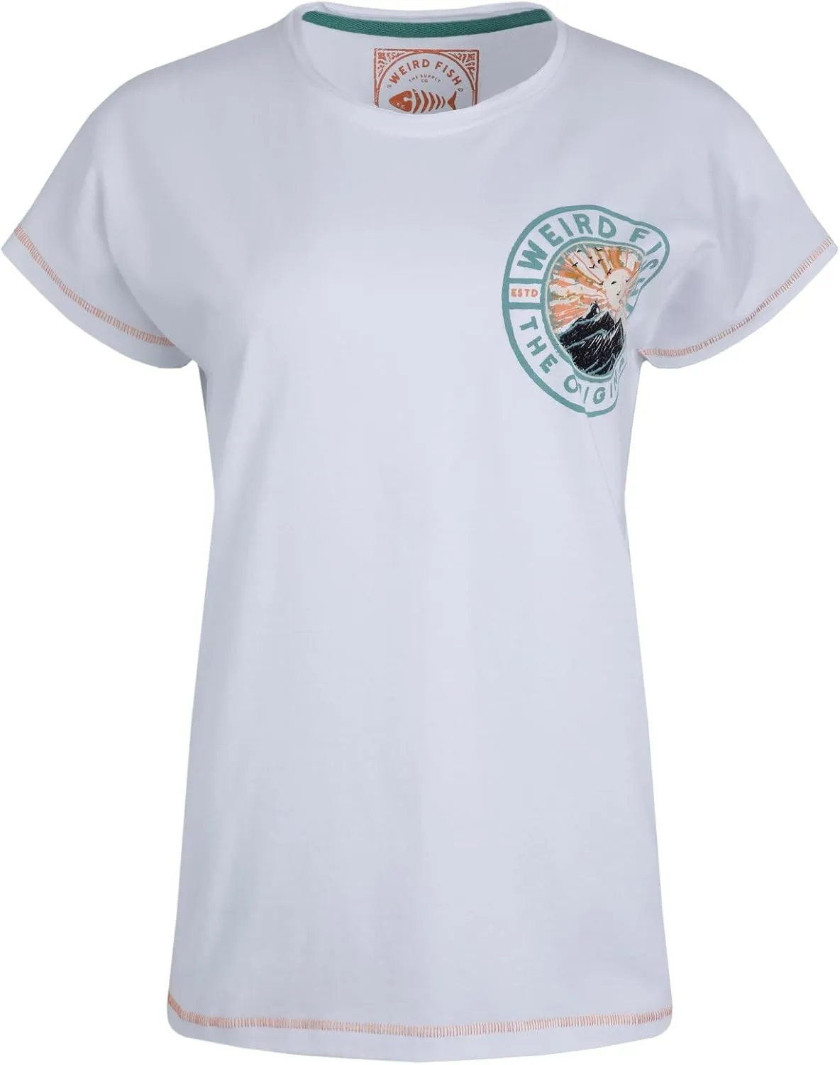 Sunset Summit Back Print Organic Cotton Graphic T-Shirt
