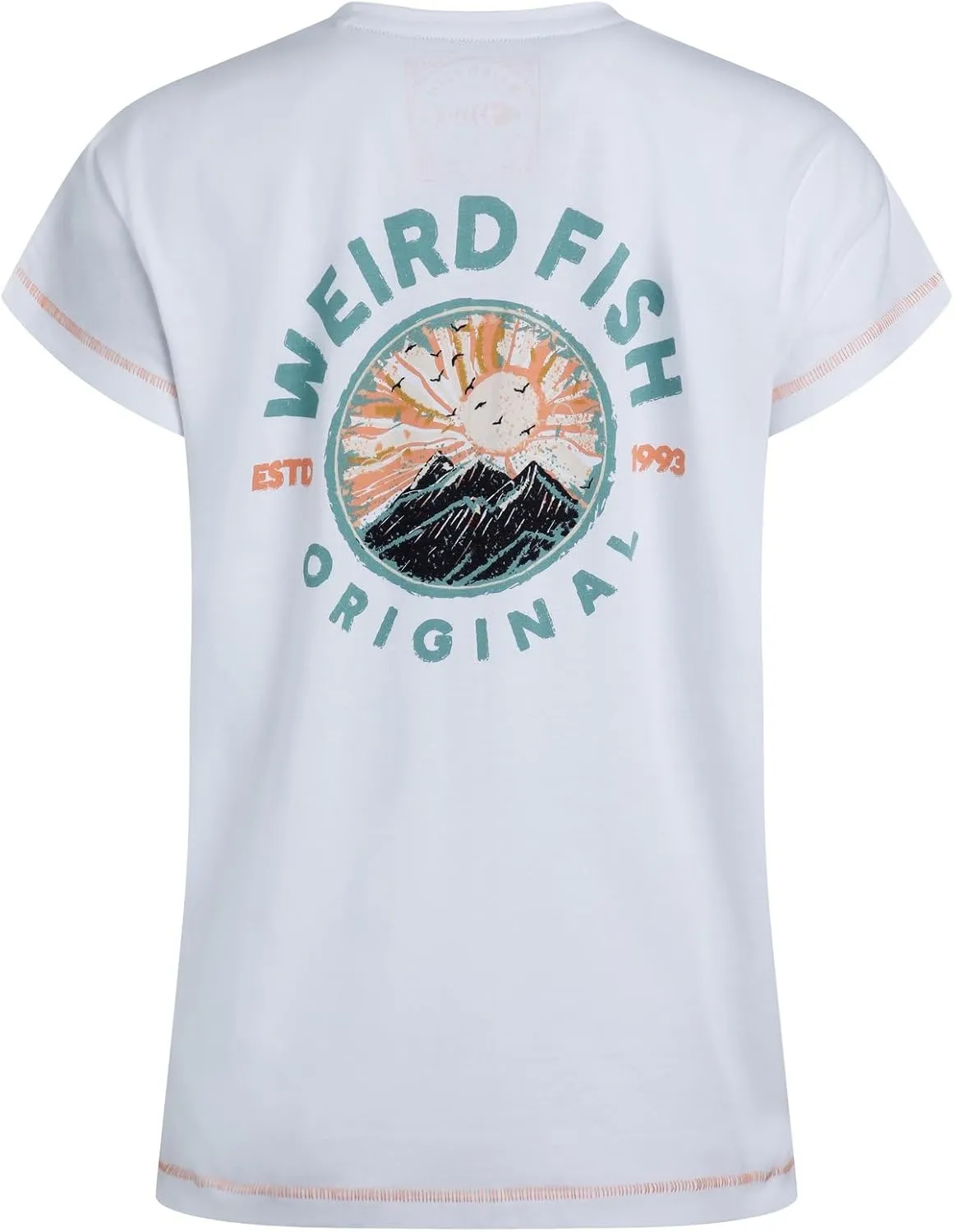 Sunset Summit Back Print Organic Cotton Graphic T-Shirt