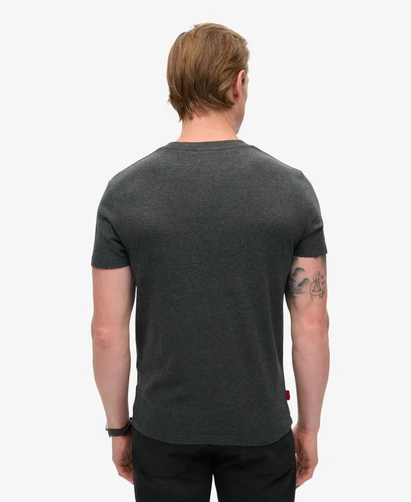 Superdry Men's Essential Logo EMB T-Shirt, Blue