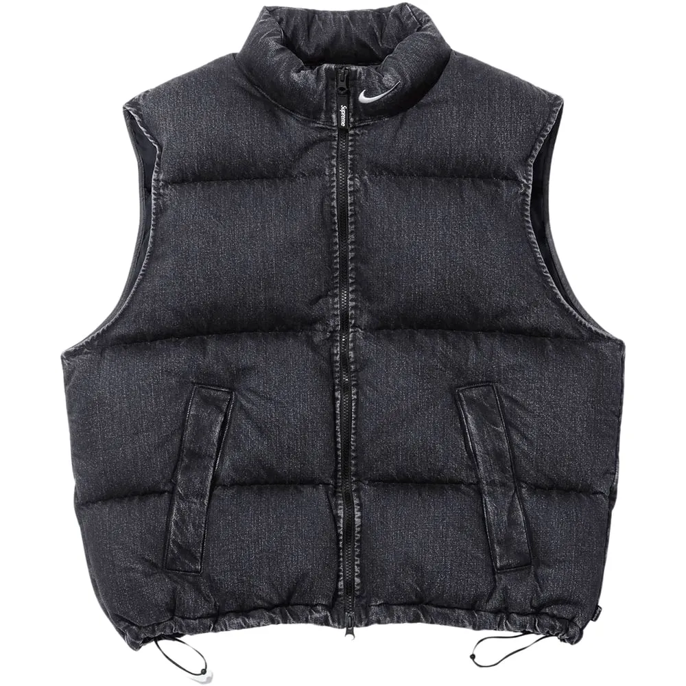 SUPREME x NIKE  Denim Puffer Vest