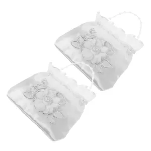 SUPVOX Bride Wedding Bag Bridal Clutch Purse Money Bag Elegant Bridal for Wedding Day