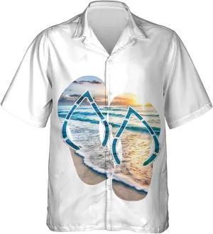 Surfers Hawaiian Shirts for Men - Summer Button Down Mens Hawaiian Shirts Short Sleeve S 98