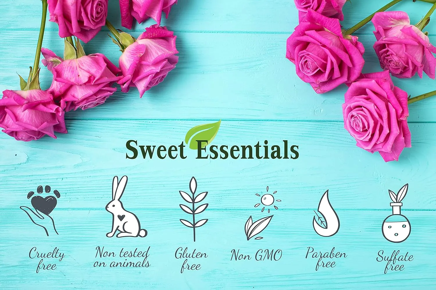 Sweet Essentials Spun Sugar and Vanilla Type, Fragrance/Perfume Oil, Made with Organic Oils, Spray on Perfume Hair & Body Oil - Alcohol, Silicone & Preservative Free (4 fl oz (Spray))