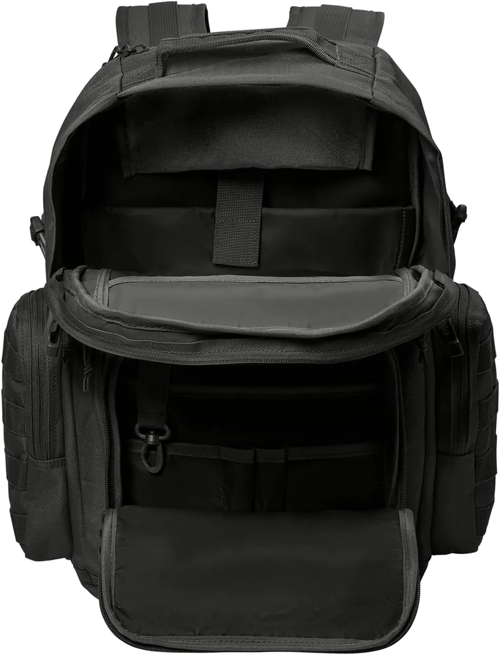 Tactical Gear bag Heavy Duty Duffel Gym bag/Tactical Backpack Custom Embroidered with your own text (Black Backpack)