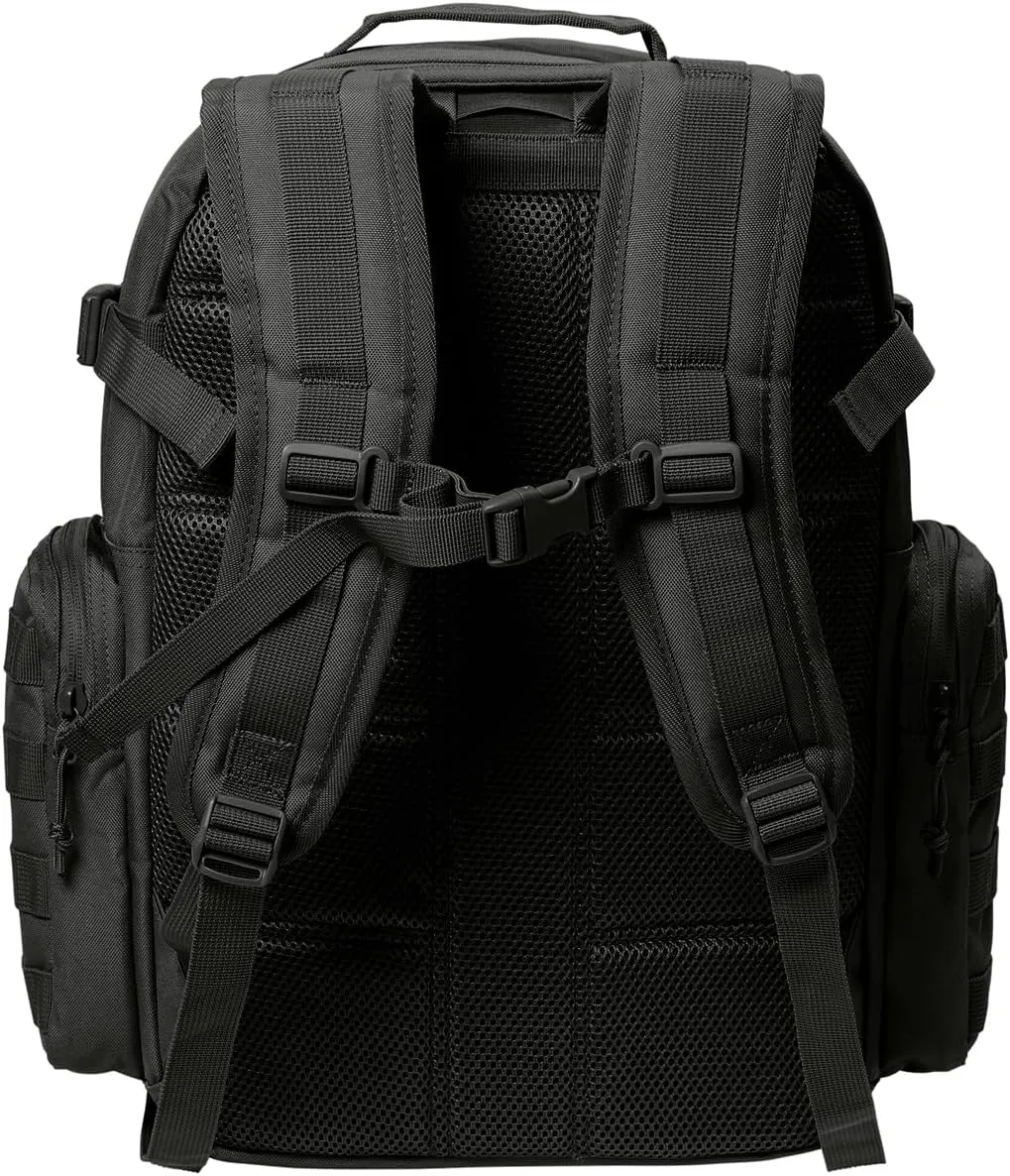 Tactical Gear bag Heavy Duty Duffel Gym bag/Tactical Backpack Custom Embroidered with your own text (Black Backpack)