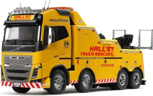 TAMIYA 56362 Volvo 1:14 FH16 Tow 8x4 Assembly Kit, RC, Remote Control, Truck, Construction Toy, Model Making, Crafts, Yellow