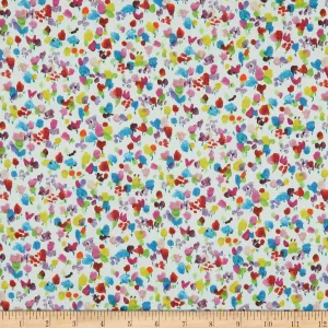 Tana Lawn Rhapsody Yellow Multi, Fabric by the Yard