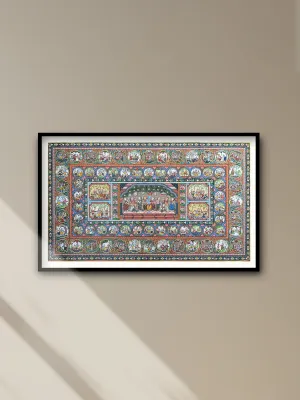 Tapestry of Krishna's Life: Pattachitra by Purusottam Swain