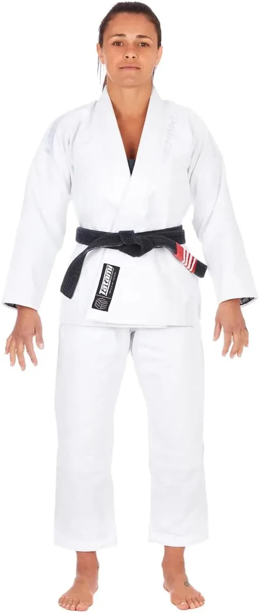 Tatami Fightwear Women's Estilo Black Label BJJ Gi - Gray/Blue