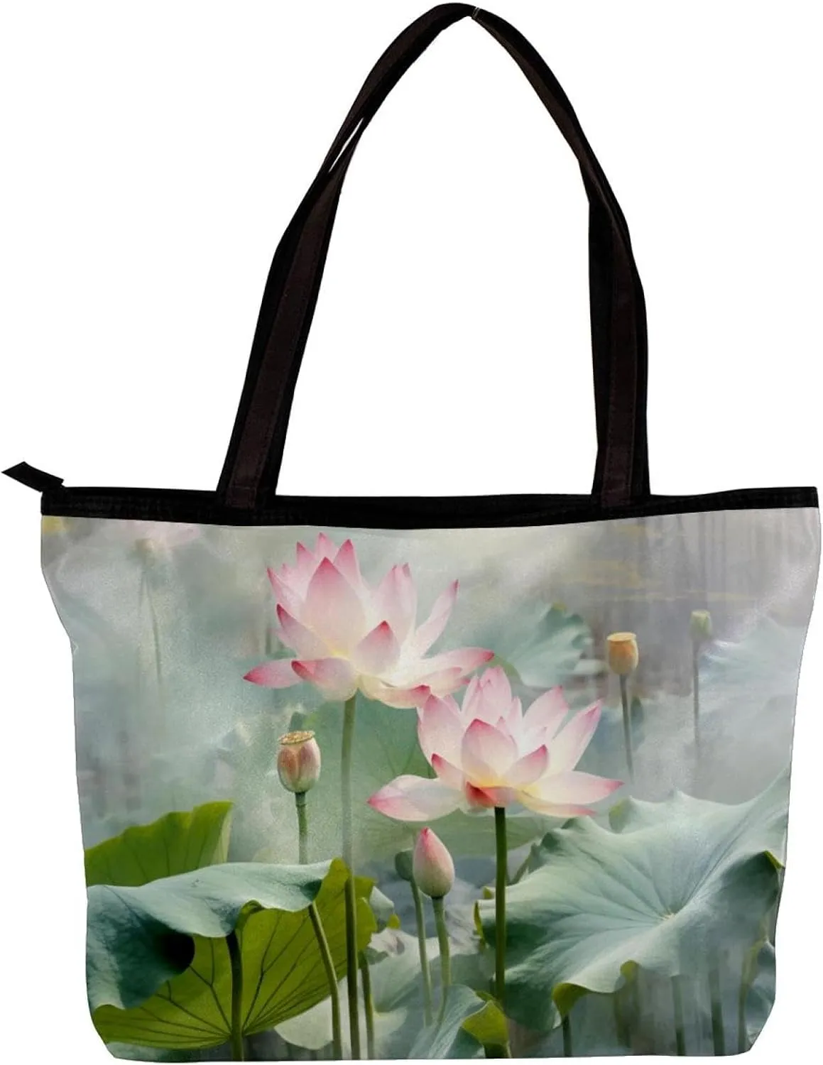 The Tote Bag For Women,Purses For Women,Handbags For Women,Amazing Lotus Pond Handbags
