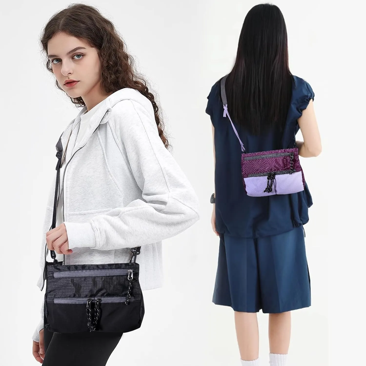 Tilami Small Crossbody bags for Women Men Cell phone Purse Mini Shoulder Bag for Outting