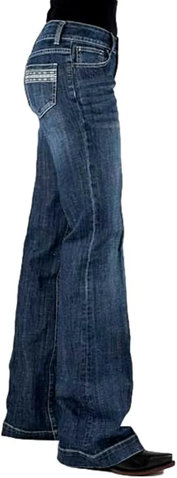 Tin Haul Western Jeans Womens Ella Fit Blue 10-054-0460-0024 BU