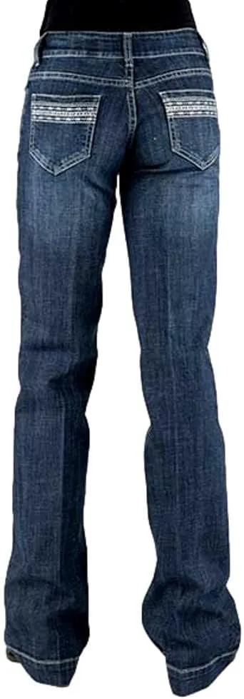 Tin Haul Western Jeans Womens Ella Fit Blue 10-054-0460-0024 BU