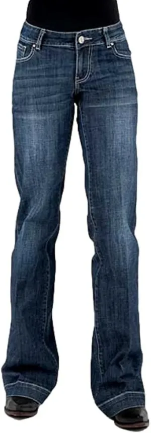 Tin Haul Western Jeans Womens Ella Fit Blue 10-054-0460-0024 BU