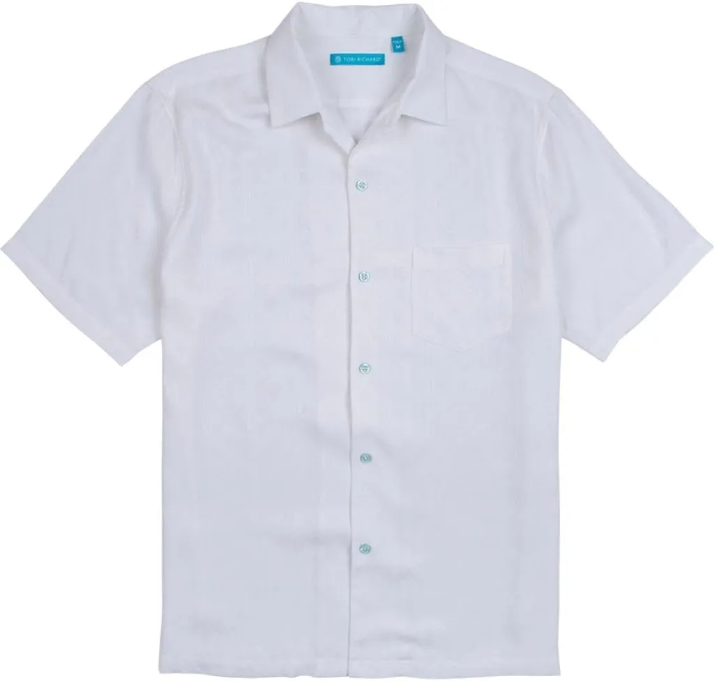 Tori Richard Men's Short Sleeve Breeze Block Silk Blend Shirt