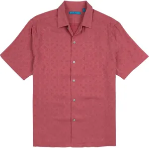 Tori Richard Men's Short Sleeve Breeze Block Silk Blend Shirt