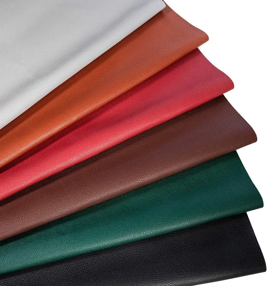 TORRAMI Soft Synthetic PU Fabric Material Faux Leather Sheets 1 Yards 54" x 36", 0.95mm Thick for Upholstery, DIY Crafts, Pebbled Pattern Black