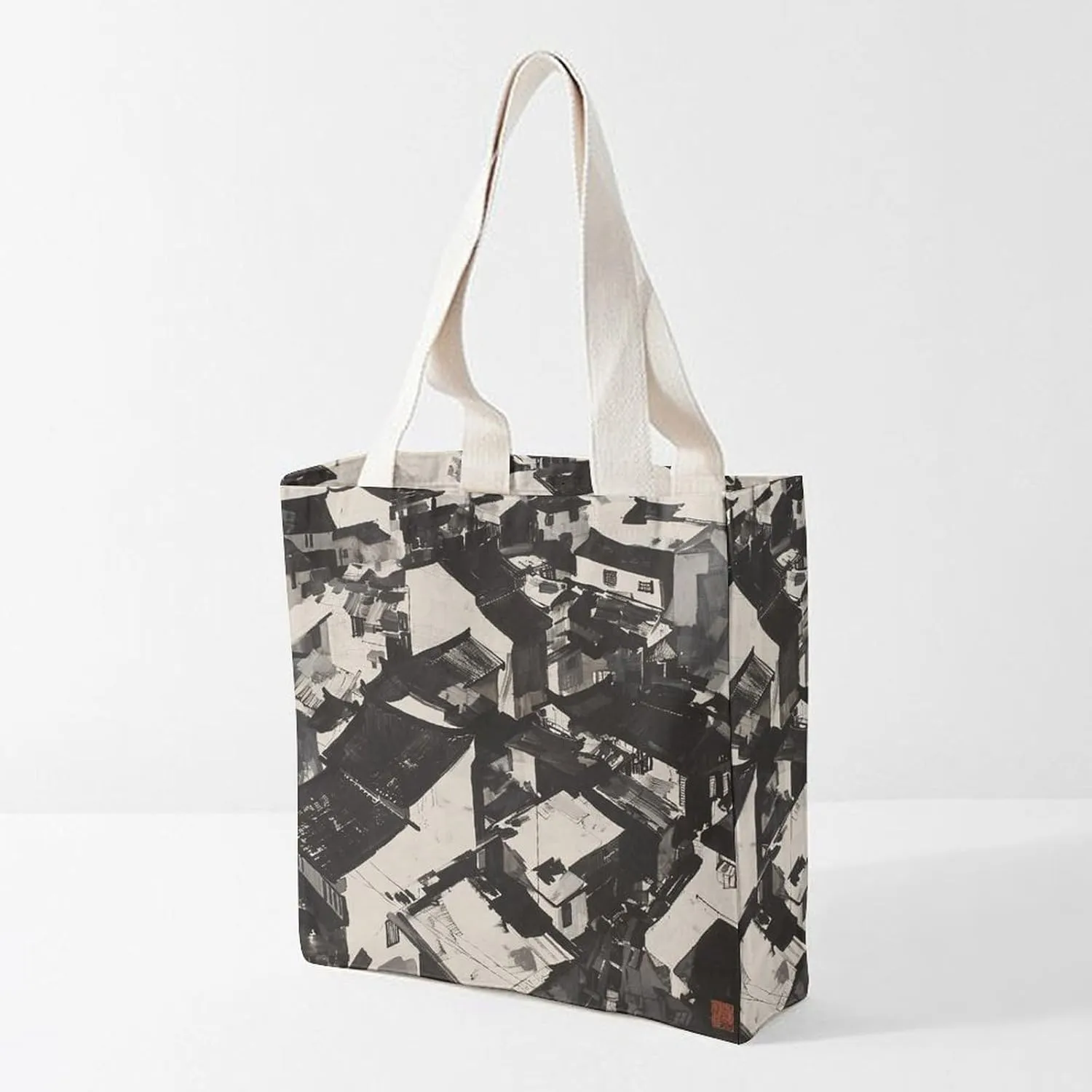 Tote Bag Laptop Handbag Small Hound Pattern Grocery Bag Canvas Shoulder Bag Crossbody Bag for Travel