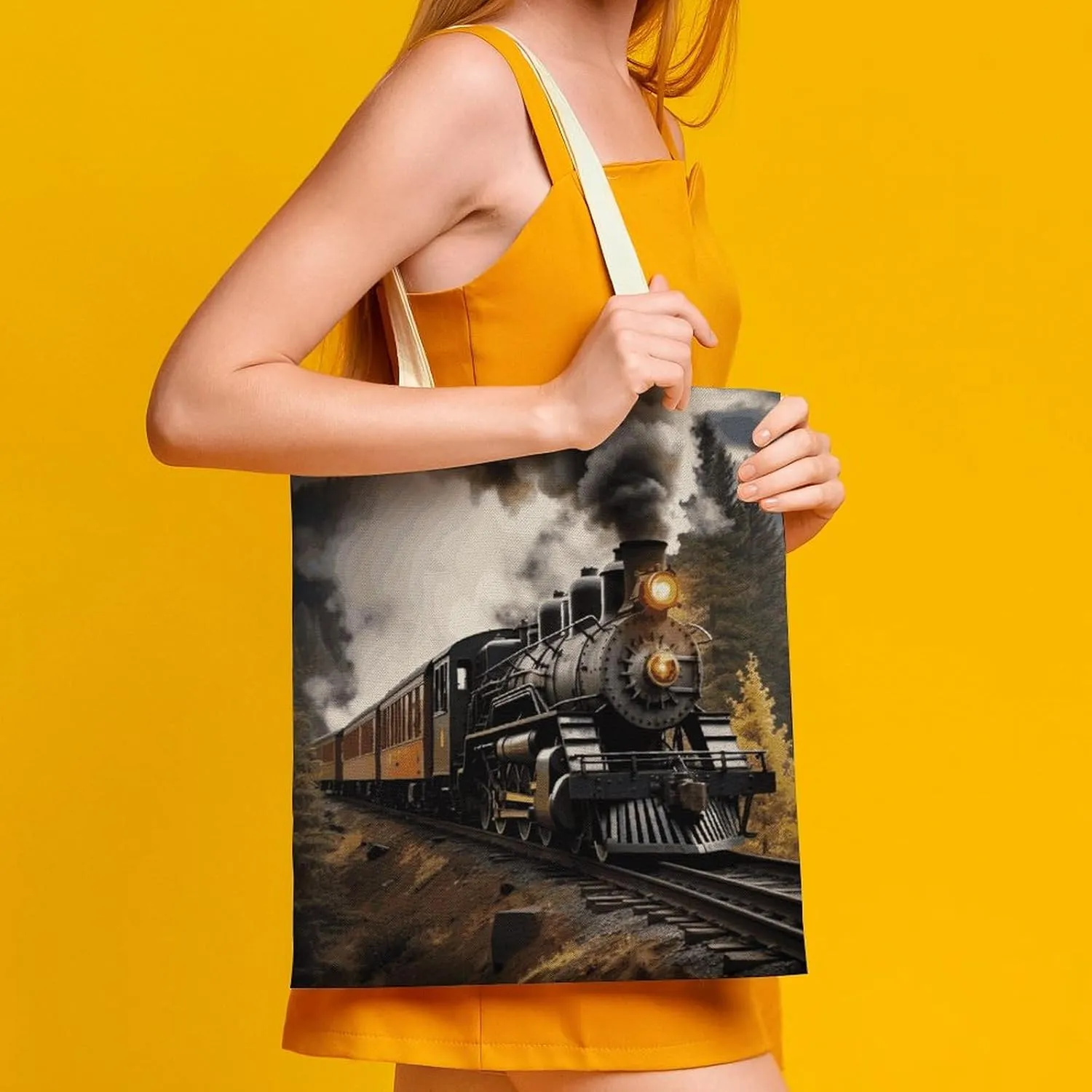 Tote Bags for Women Canvas Handbag Leopard Texture Grocery Bags Shoulder Bag Casual Bag