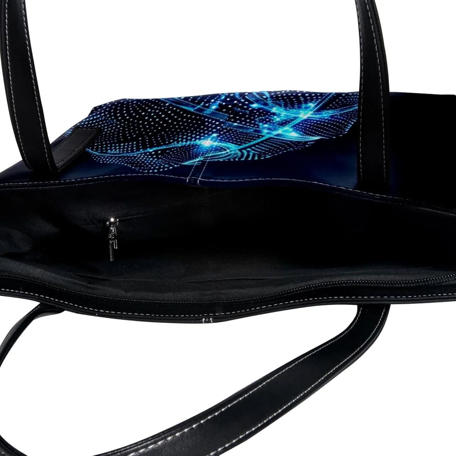 Tote Bags, Large Tote Bag, Women's Tote Handbags, Modern Blue Art Basketball Pattern, Tote Bag for Work