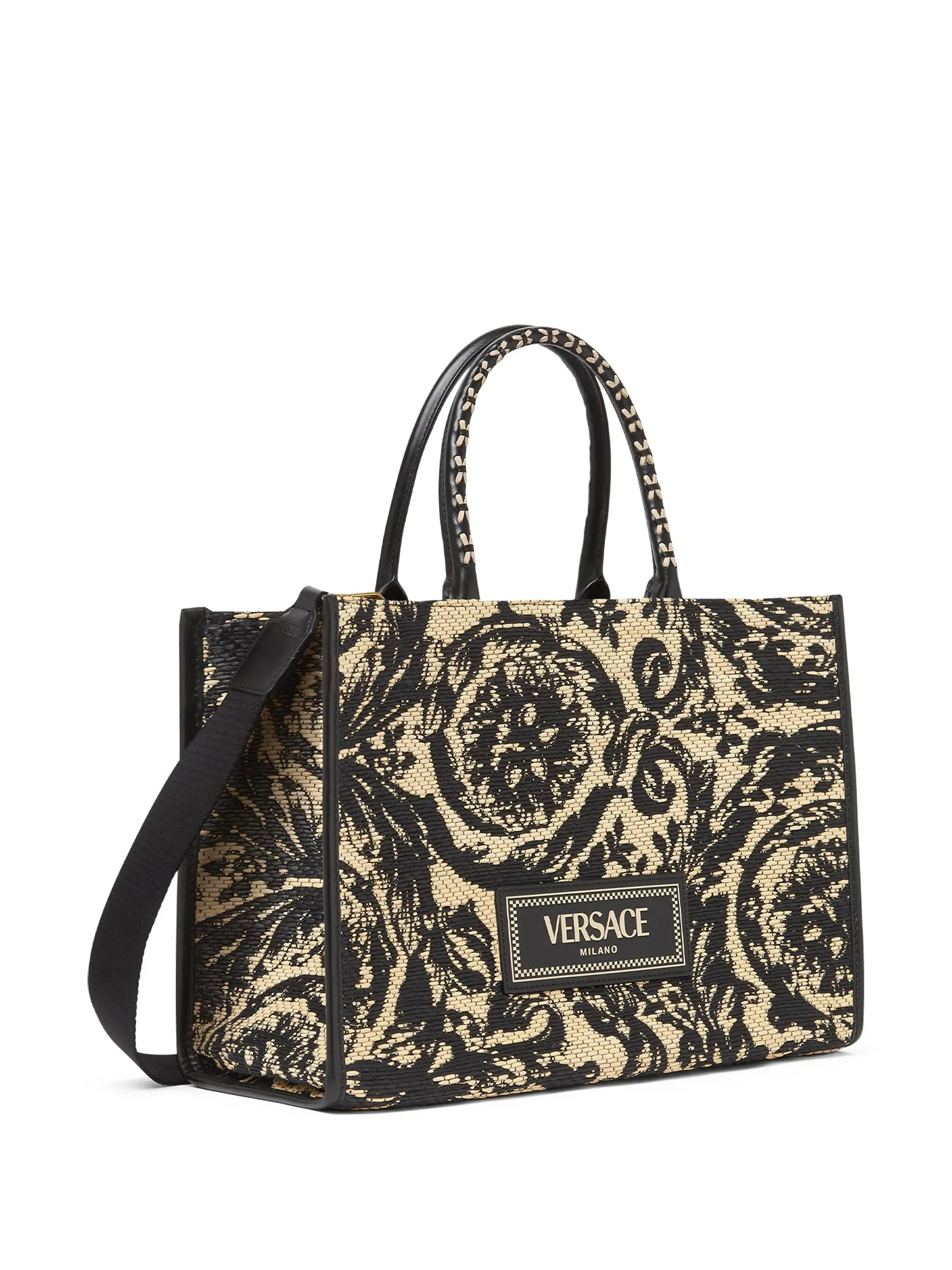 tote Valentine's Day discount raffia bag Risk-free medium Barocco Athena