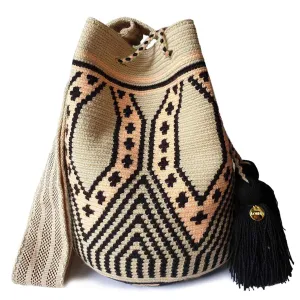 Traditional Best-Selling WAYUU Bag, Original Crochet Crossbody, Handmade Colombian Bucket Bag, Ethical Purse, Artisanmade Mochila. (Moda)