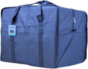 travel bag, Square Cargo Travel Duffle Bag Bolsa Maleta de Lona Cap Luggage Tote, TSA Aprove, size 29x24x15 inch (BLUE, 70lb)