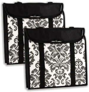 Travelon Hanging Handbag Organizer - Set of 2 (Black Damask)