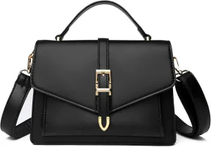 Travistar Crossbody Bags for Women - Small Cross Body Purse Leather Top-handle Handbags Trendy Shoulder Bag Satchel Purses