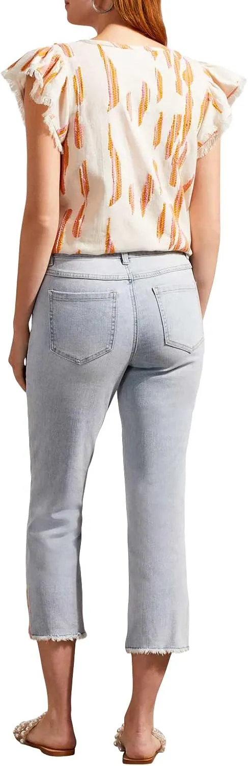 Tribal Women's Audrey Straight W/Side Slit & Emb