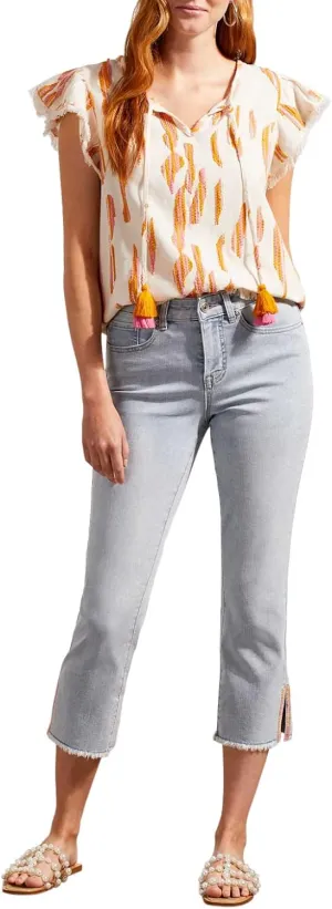 Tribal Women's Audrey Straight W/Side Slit & Emb