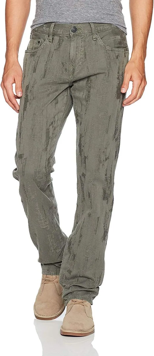 True Religion Men's Geno Low Rise Slim Fit Straight Leg Jean