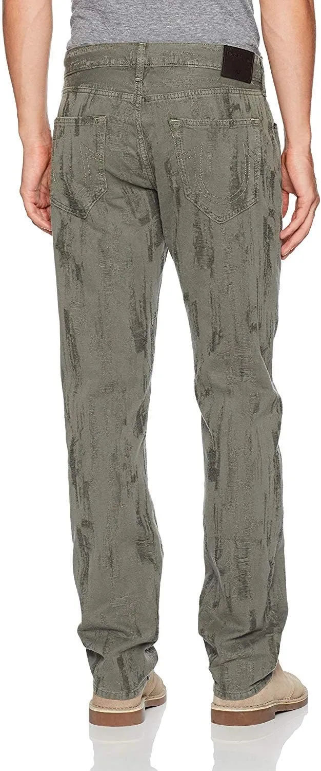 True Religion Men's Geno Low Rise Slim Fit Straight Leg Jean