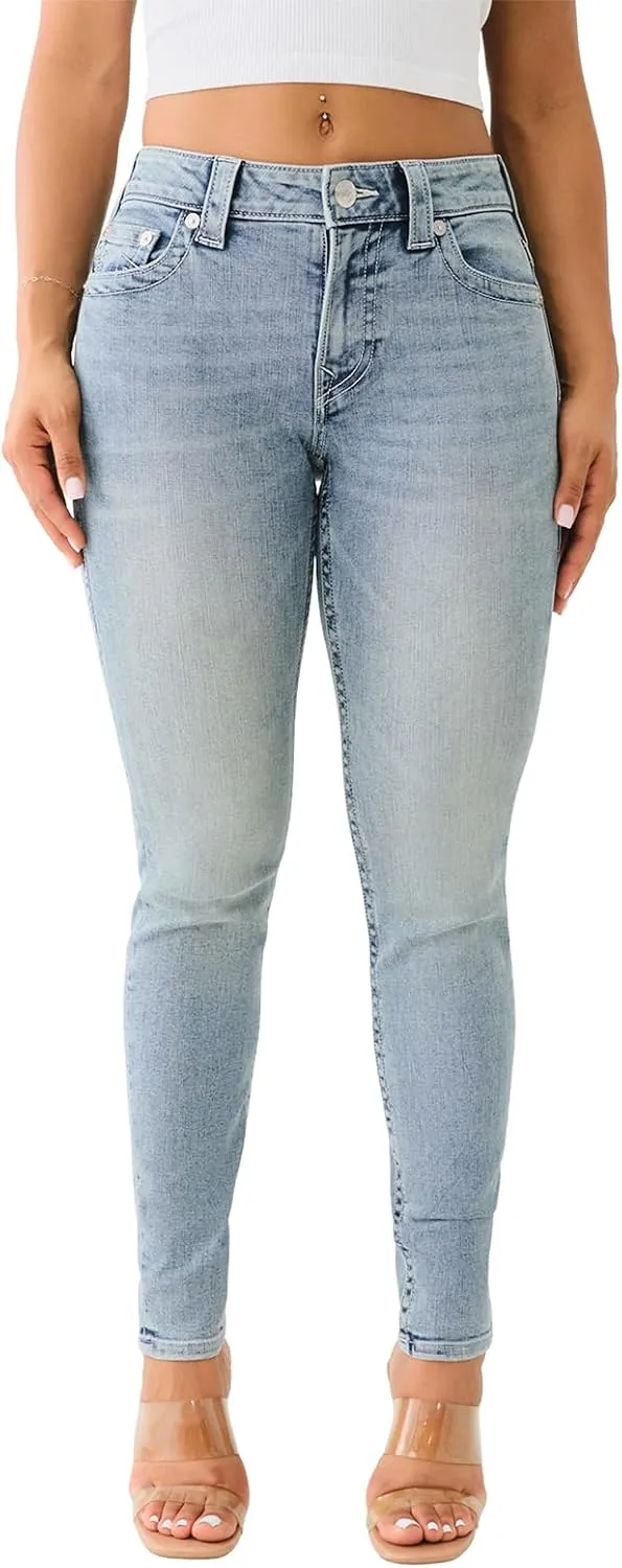 True Religion Women's Jennie MID Rise Curvy Skinny