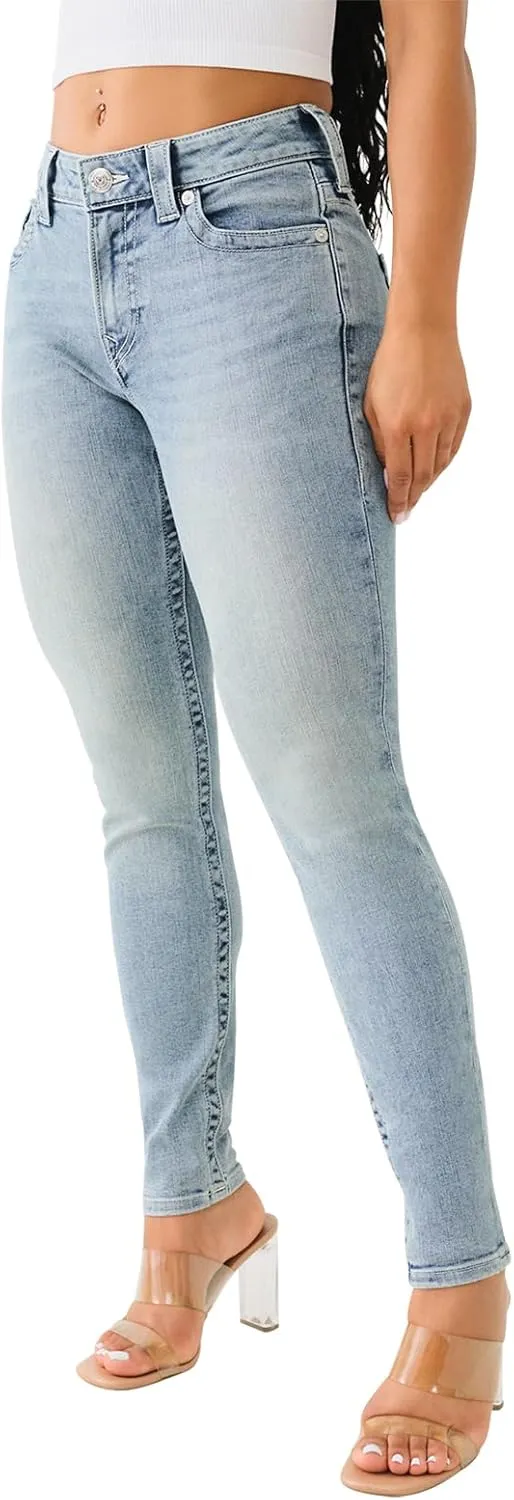 True Religion Women's Jennie MID Rise Curvy Skinny