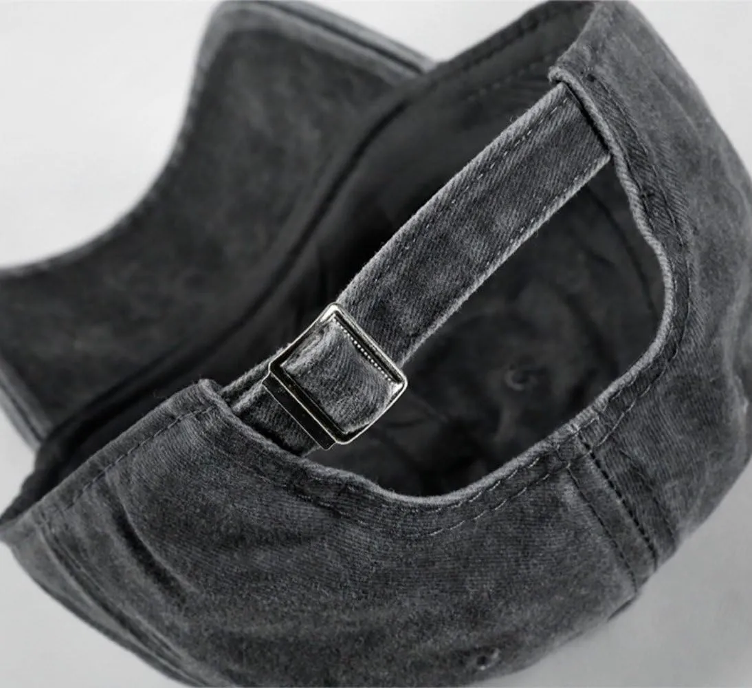 Unisex Dog Mom Vintage Jeans Adjustable Baseball Cap Cotton Denim Dad Hat